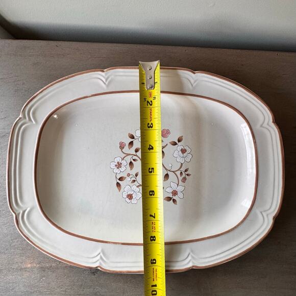The Covington Edition Idlewild Vintage 12.5" Serving Platter Stoneware Japan - Picture 7 of 14